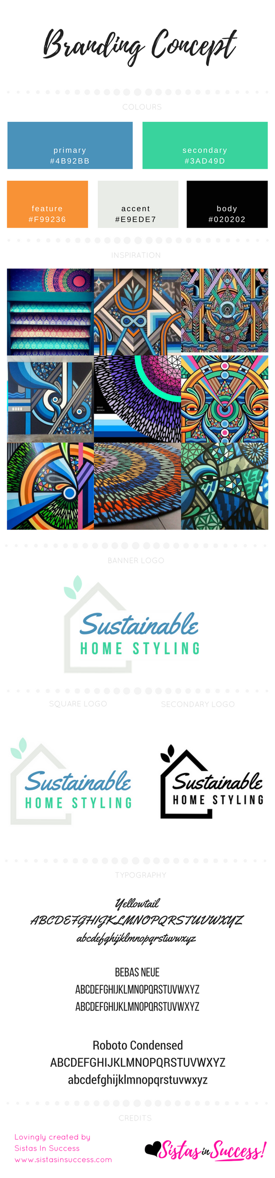 Sustainable Home Styling Branding Concept V1